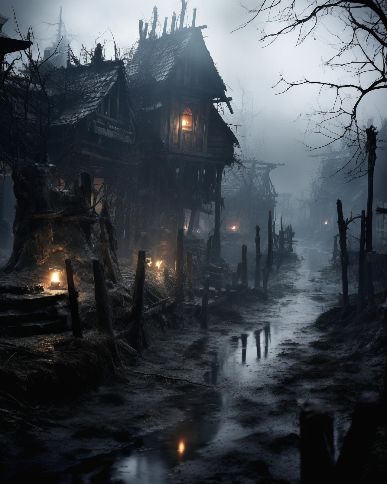 Haunted village by Bouzuki on DeviantArt