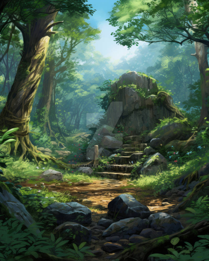 Hidden grove by Bouzuki on DeviantArt