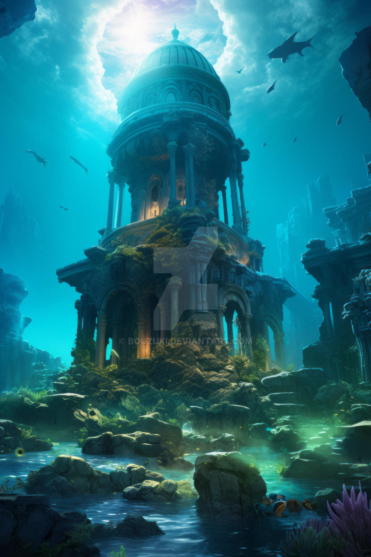 Sunken temple by Bouzuki on DeviantArt