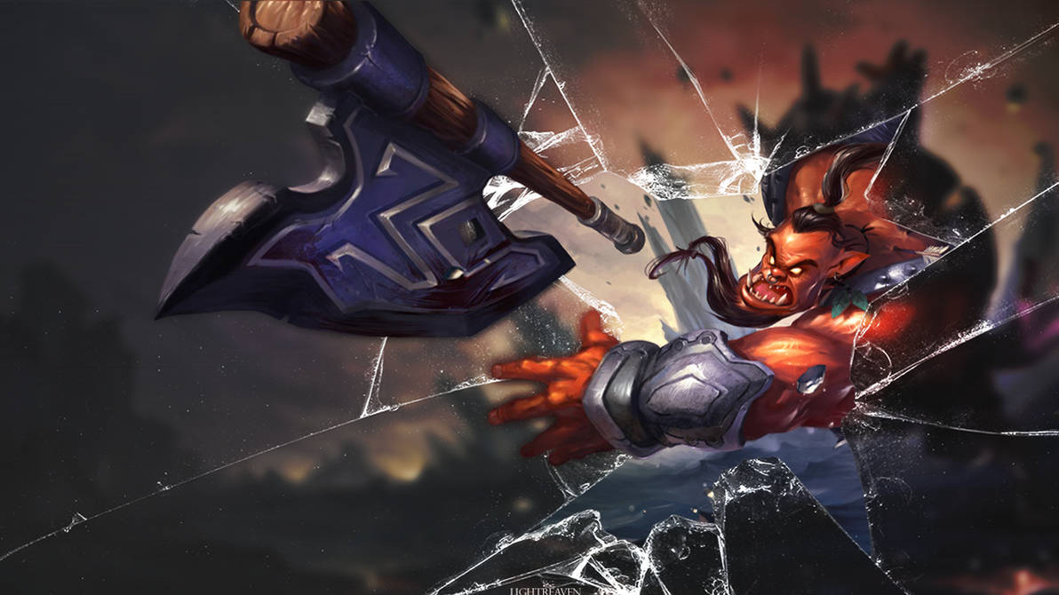 Break Screen Wallpaper: Dr Mundo Rageborn 1080p by LightReaven on ...