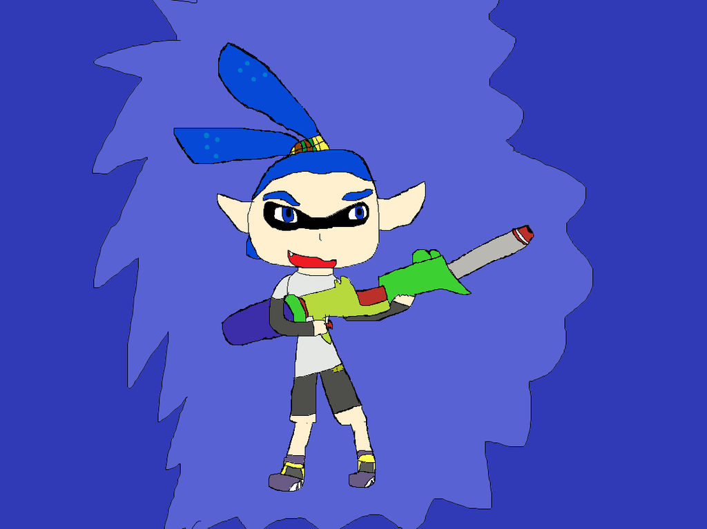 Request: Blue Inkling Boy by PokeLover456 on DeviantArt