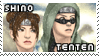 Shino and Tenten Stamp by yuffie-leonhart