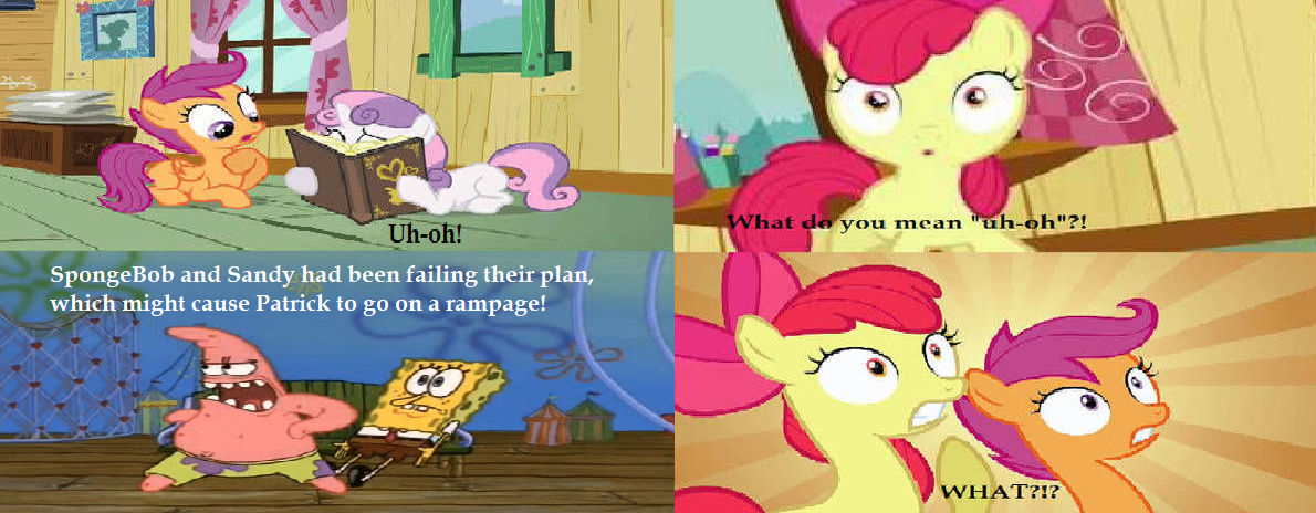 CMC discovered Patrick's rampage by CaptainPonyboy1999 on DeviantArt