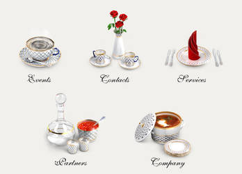 Icons 'Lomonosov Porcelain'