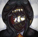 A Girl Wearing a Hood by SmartyArtsy1