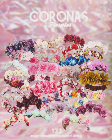 Coronas de Flores {Contiene 133}