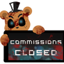 Freddy Commissions Closed Stamp