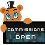 Freddy Commissions Open Stamp
