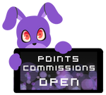 Bonnie Point Commission Open Stamp by BlueBismuth