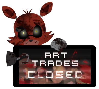 Foxy Art Trades Closed Stamp by BlueBismuth