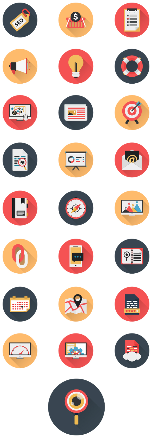 Business Icons and Web Icons Set