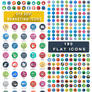 2500+ Flat Icons Bundle : Web, Seo, Business Icons