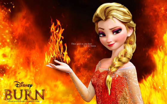 Fire Elsa: Burn