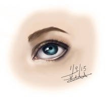 Digital Painting - Eye Sketch