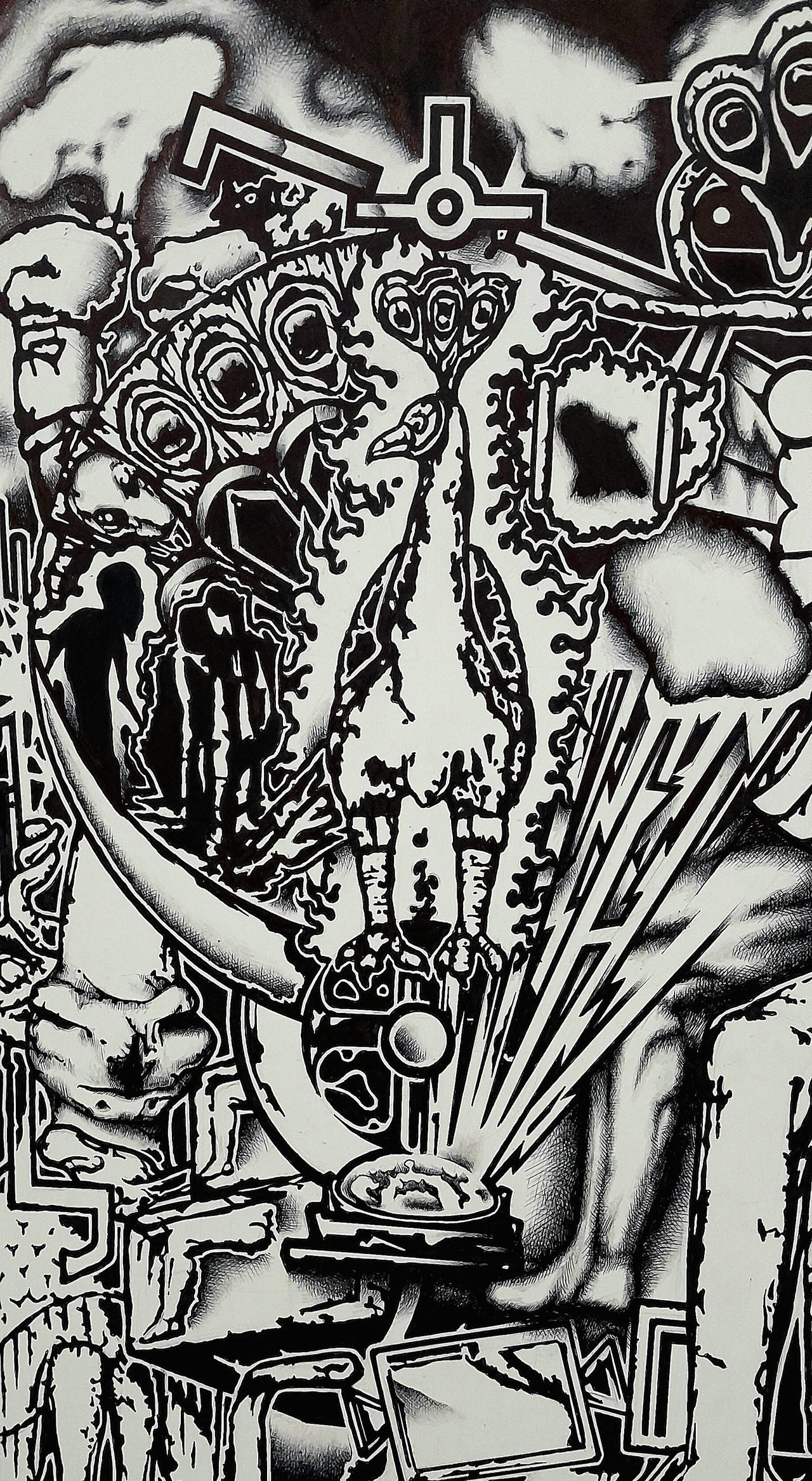 Baal transhumanism (detail). by NizinLopez on DeviantArt