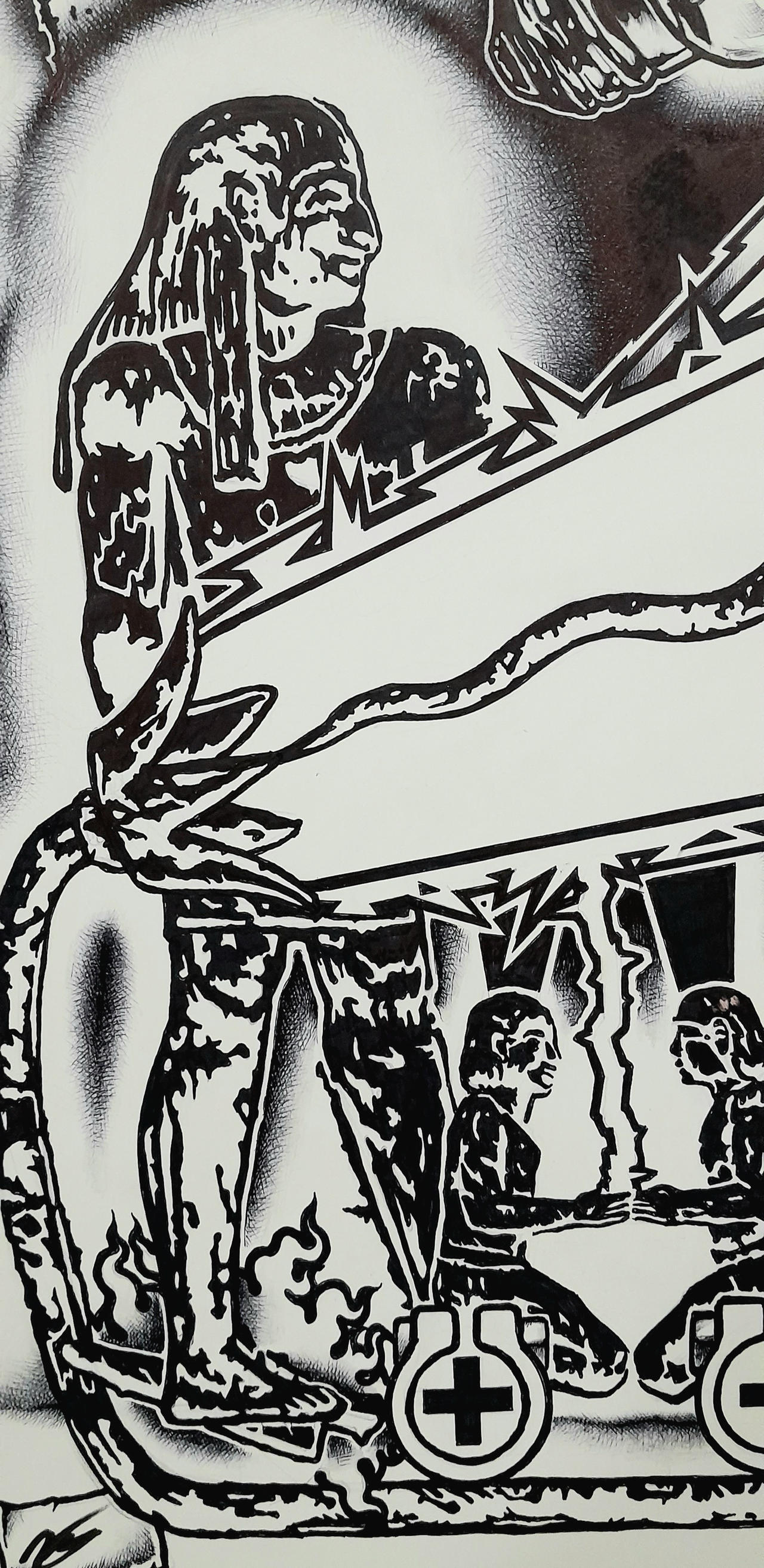 Technology of the alien gods (detail). by NizinLopez on DeviantArt