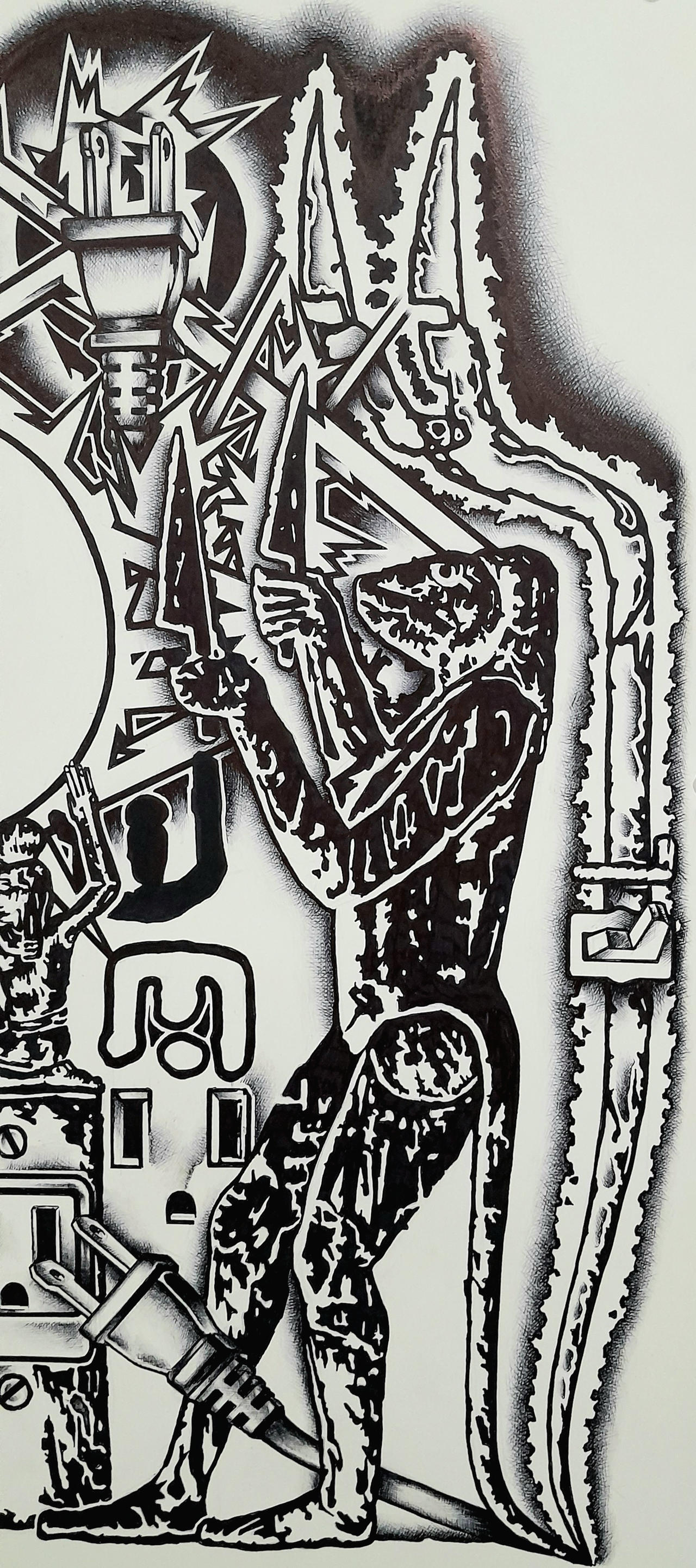 Technology of the alien gods (detail). by NizinLopez on DeviantArt