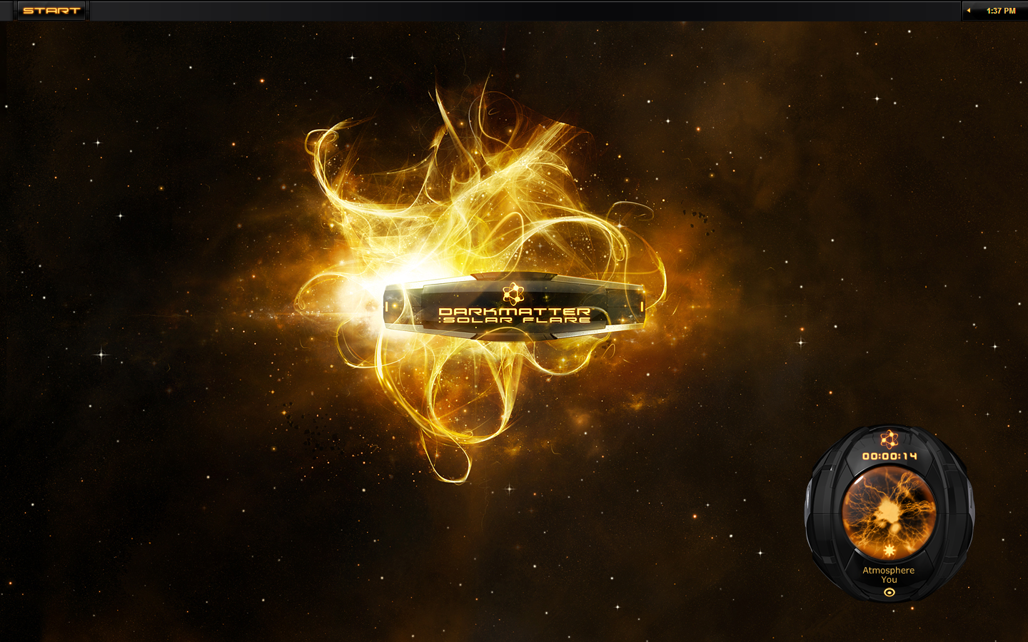 Darkmatter Solar Flare Desktop