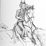 A man riding a horse