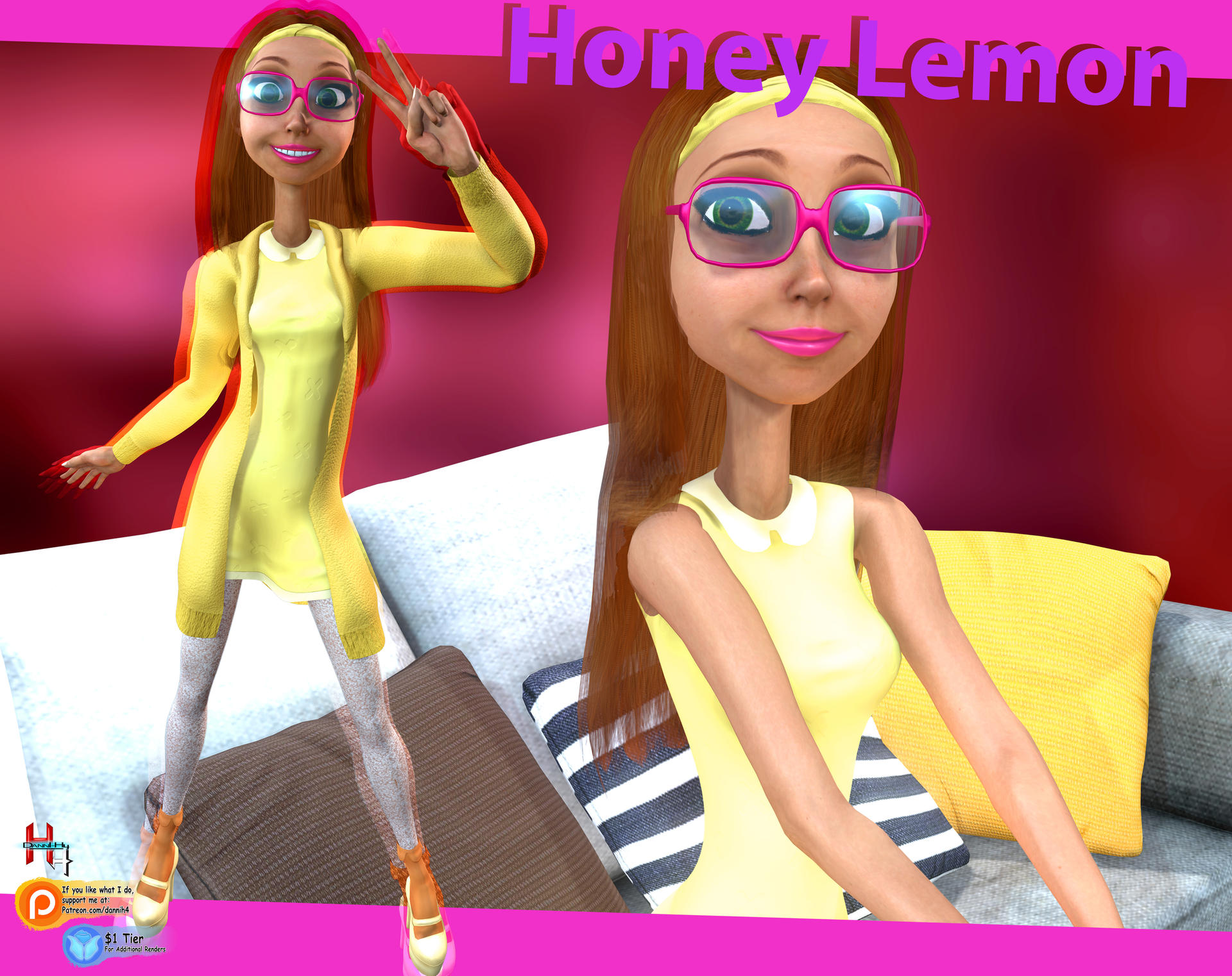 Lovely Honey Lemon by Danni-H4 on DeviantArt