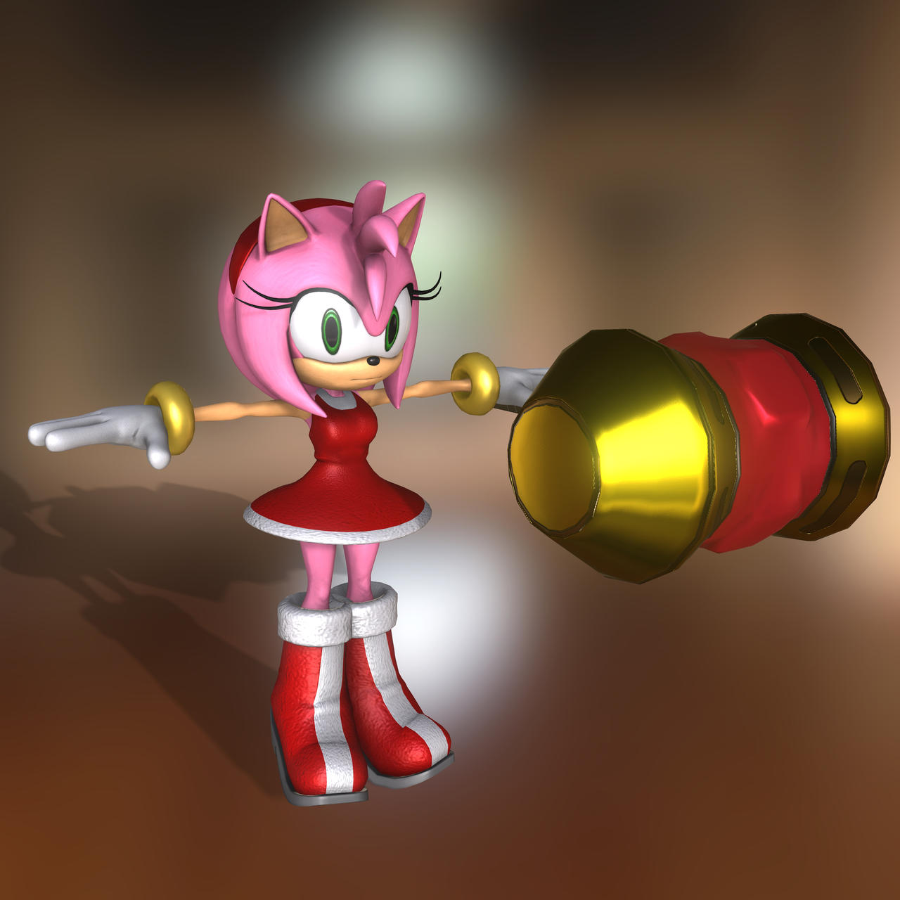 Sonic e Amy Rose Modelo 3D $199 - .3ds .dae .fbx .obj .c4d - Free3D