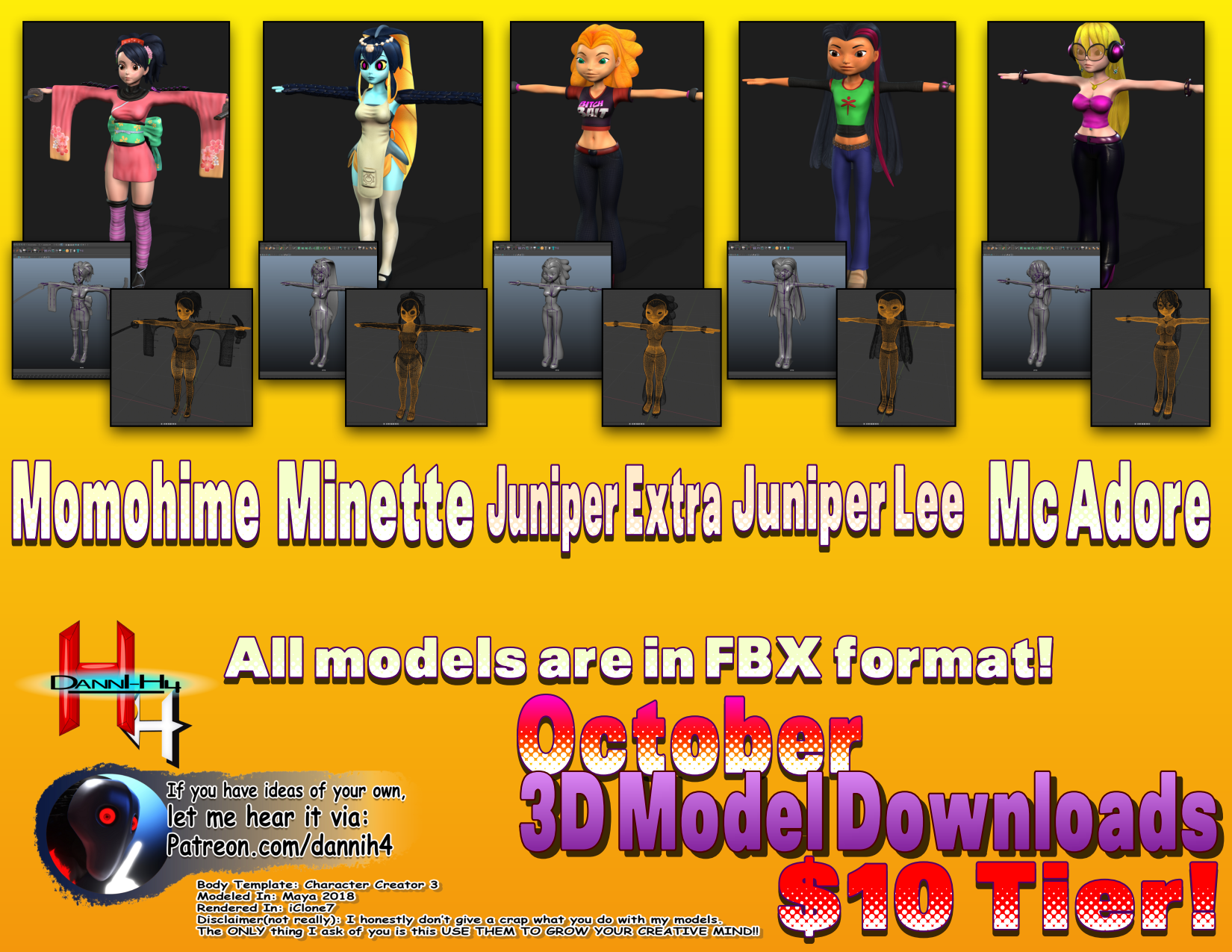 Oct Models by Danni-H4 on DeviantArt