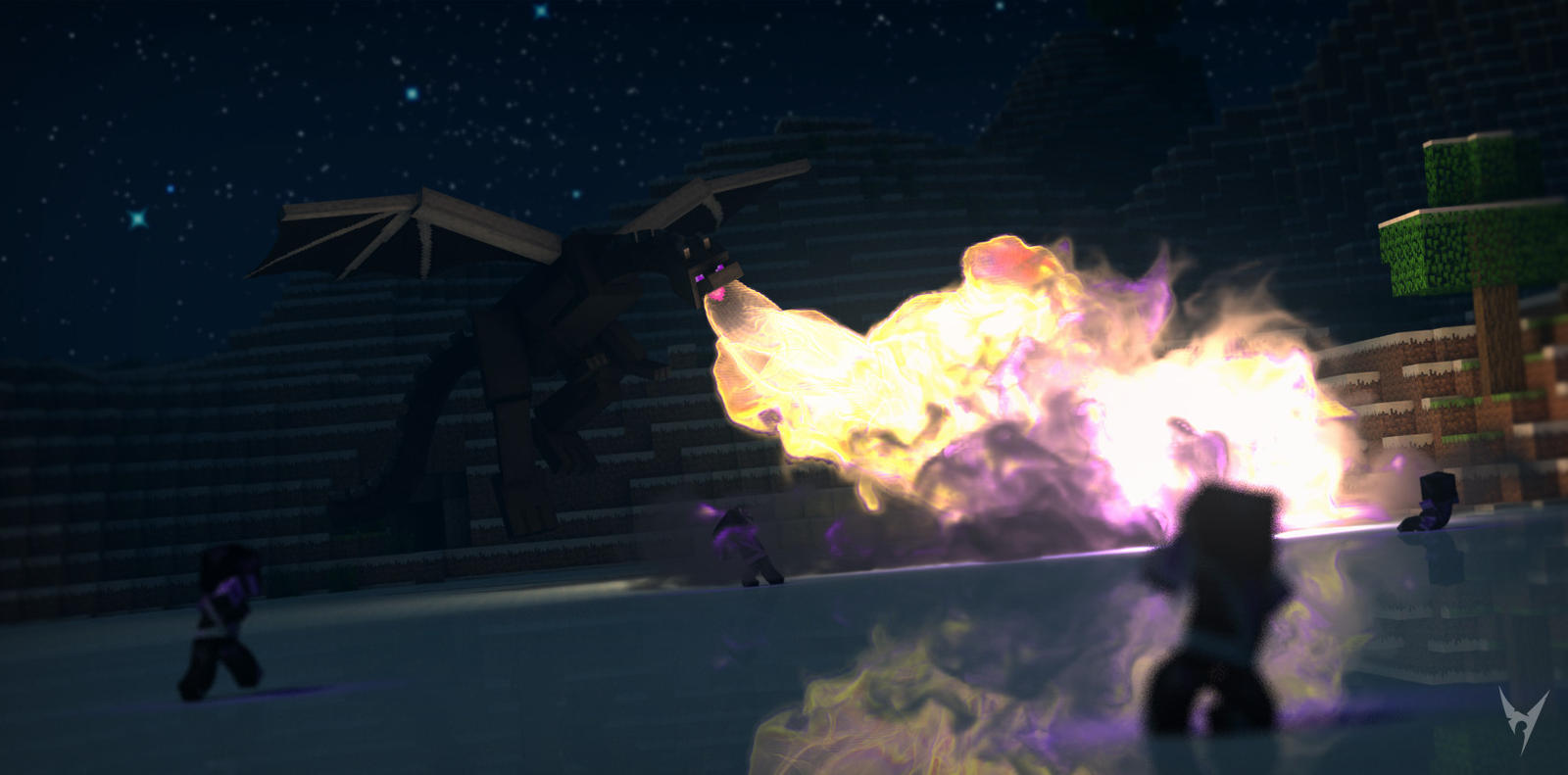 Enderdragon Fire Breathing Minecraft Wallpaper By Victim753 On Deviantart Enderdragon Fire Breathing Minecraft Wallpaper By Victim753 On Deviantart