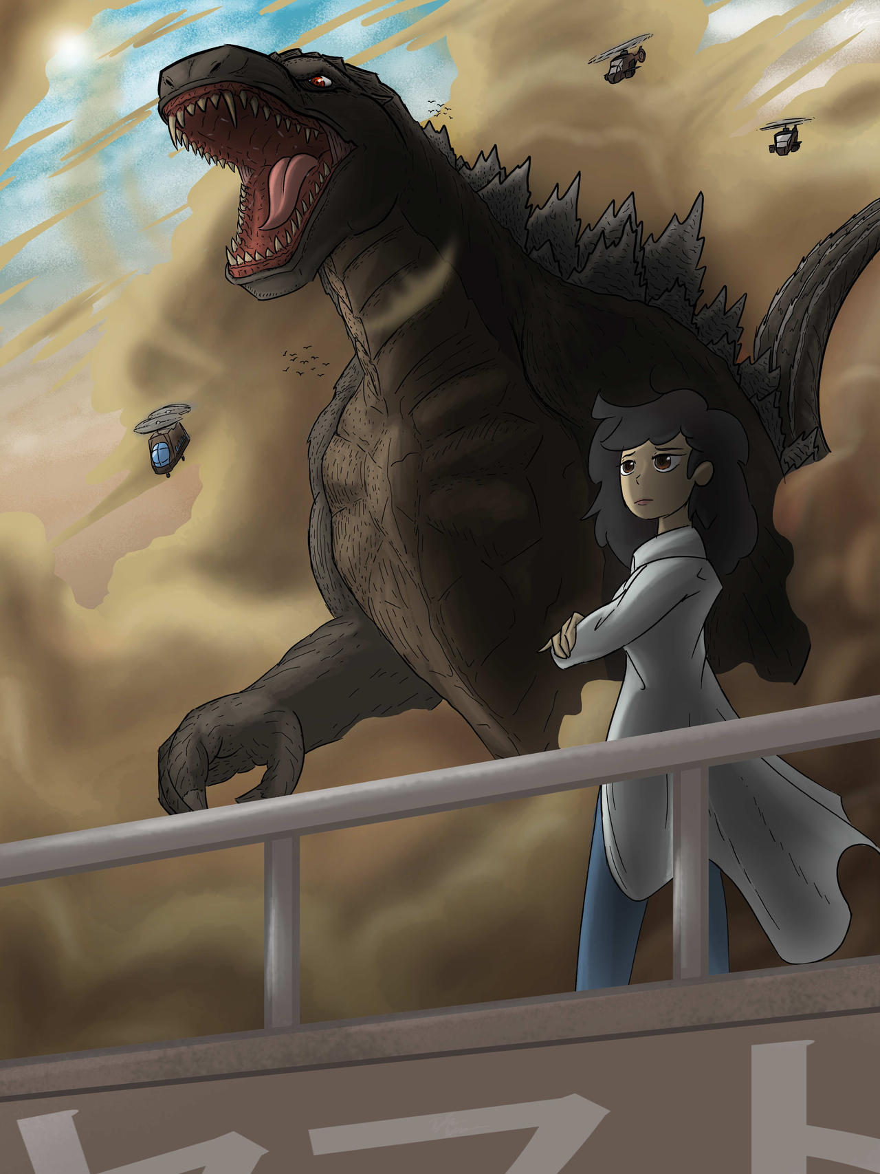 KATSU (Godzilla Fan Art)