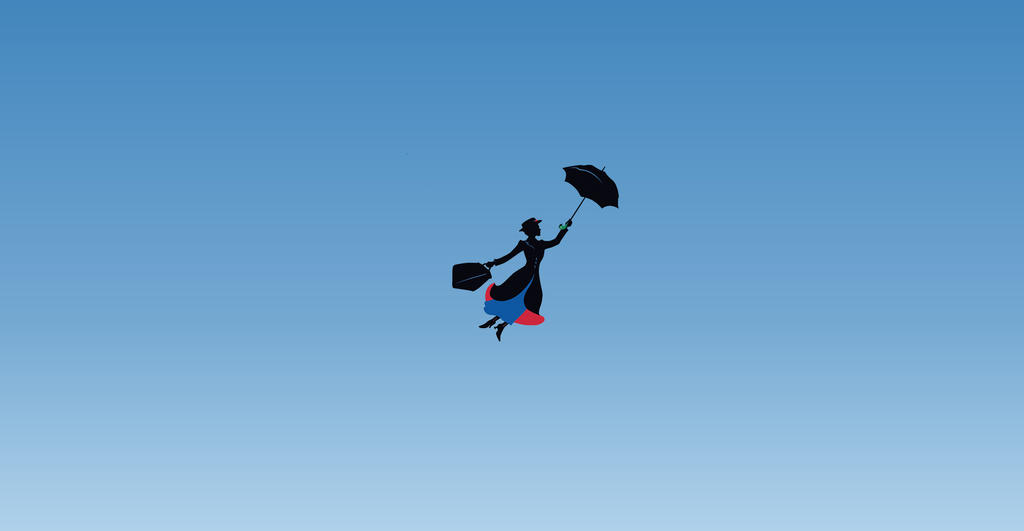 mary poppins minimalist wallpaper 3