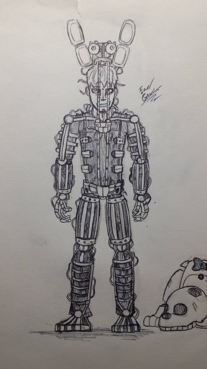 Springtrap Endoskeleton FNAF3 - tradicional art by Edgar-Games on ...