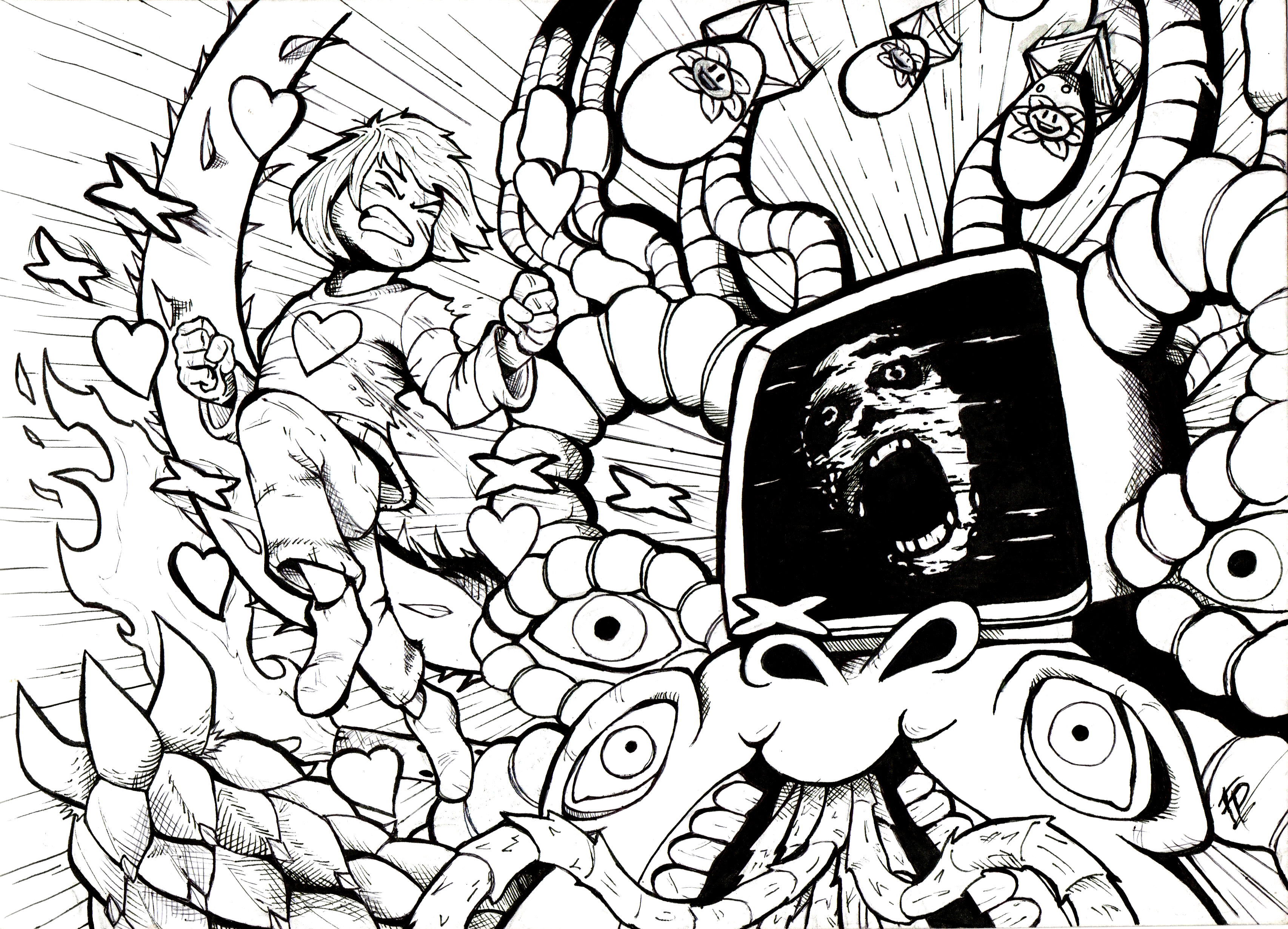 YOU CANT BEAT GOD!!/ INK Undertale by Edgar-Games on DeviantArt