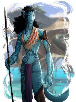 Alicia Vela-Beilay as Reef Na'vi~