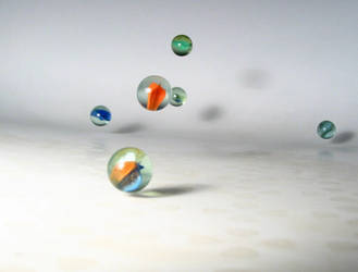 bouncing marbles in my bathtub