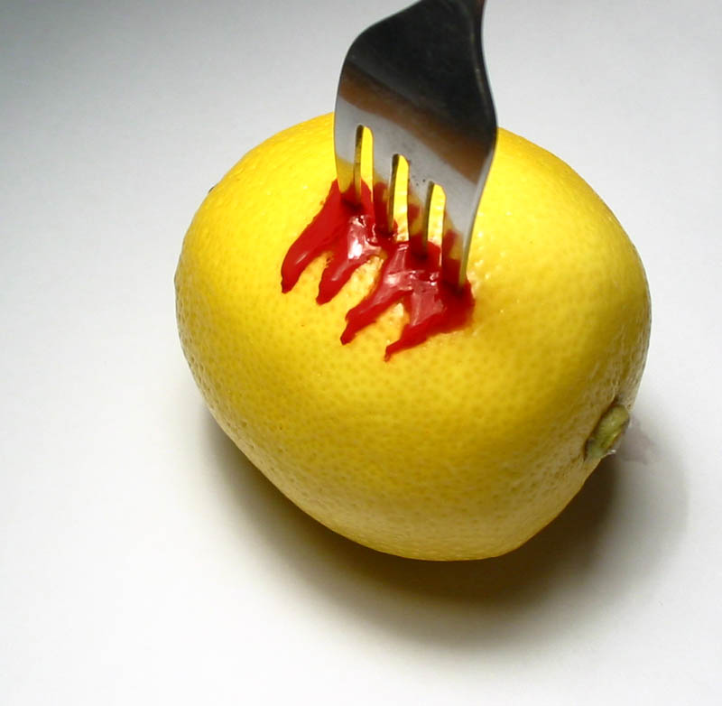 Bleeding lemon