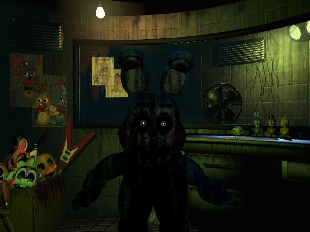 Phantom Toys and Phantom Bonnie (FNAF 3 DLC) by xXxMLGFNAFxXx on