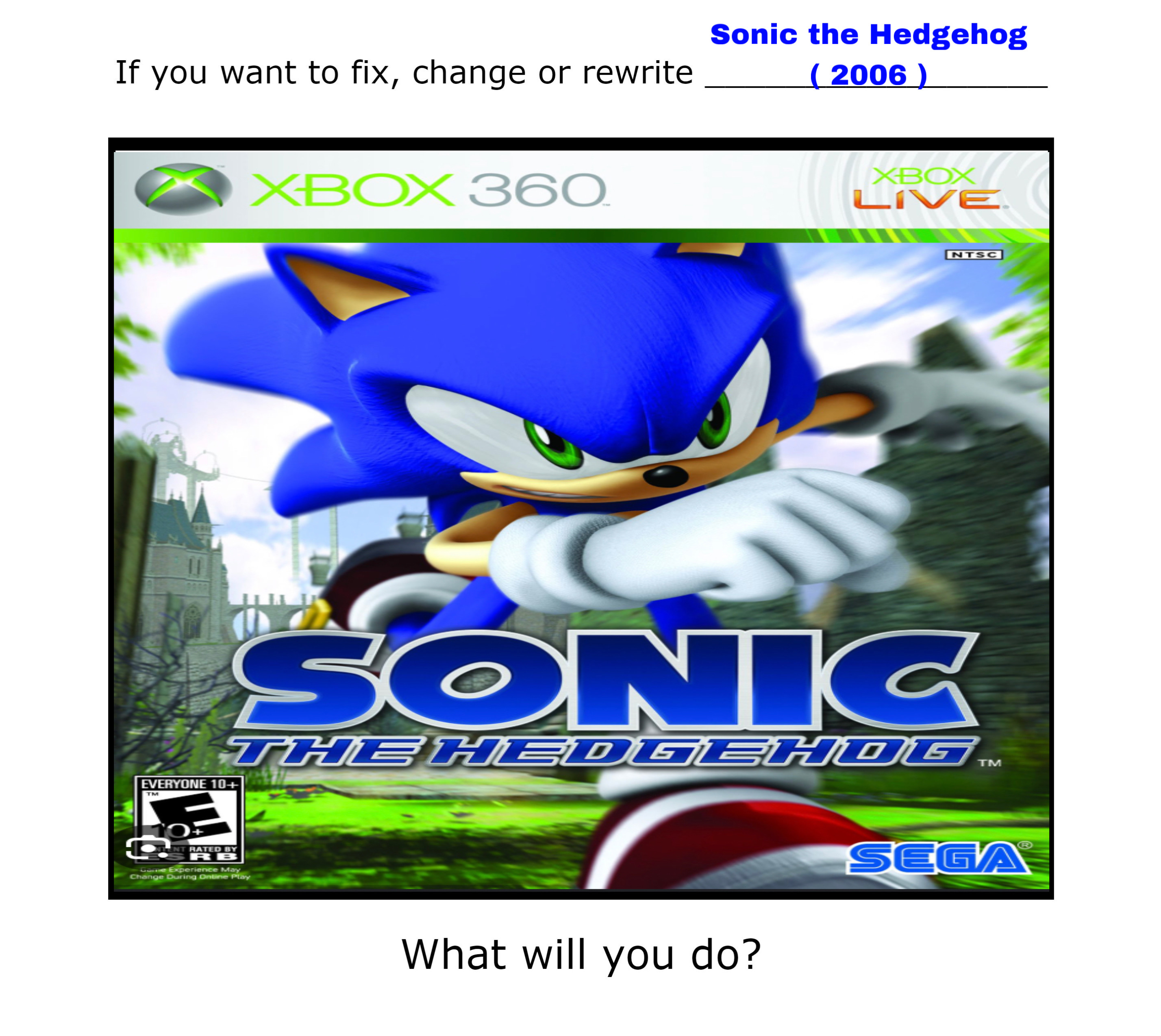 Sonic the Hedgehog (2006) (Xbox 360)