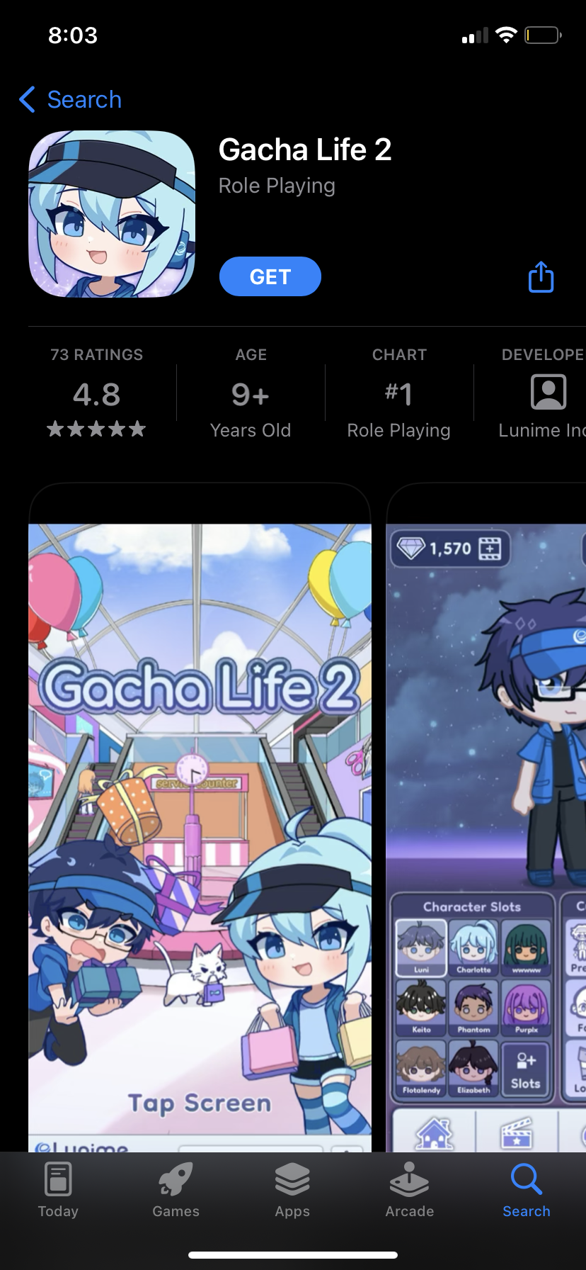 App do Dia - Gacha Life 2