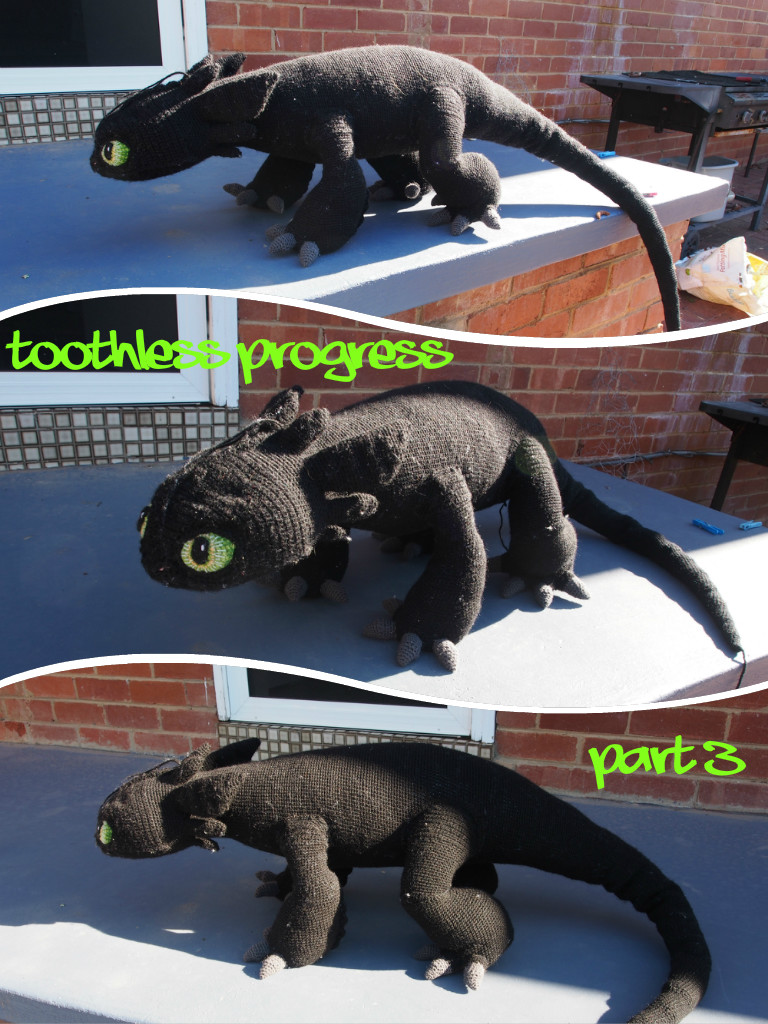 Toothless Progress 3