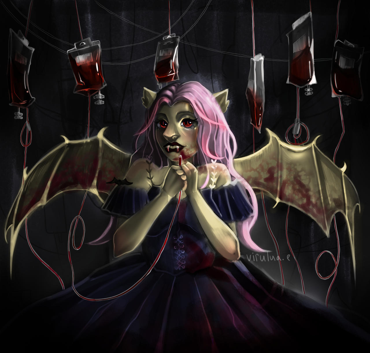 Fluttershy fanart by viruluae on DeviantArt