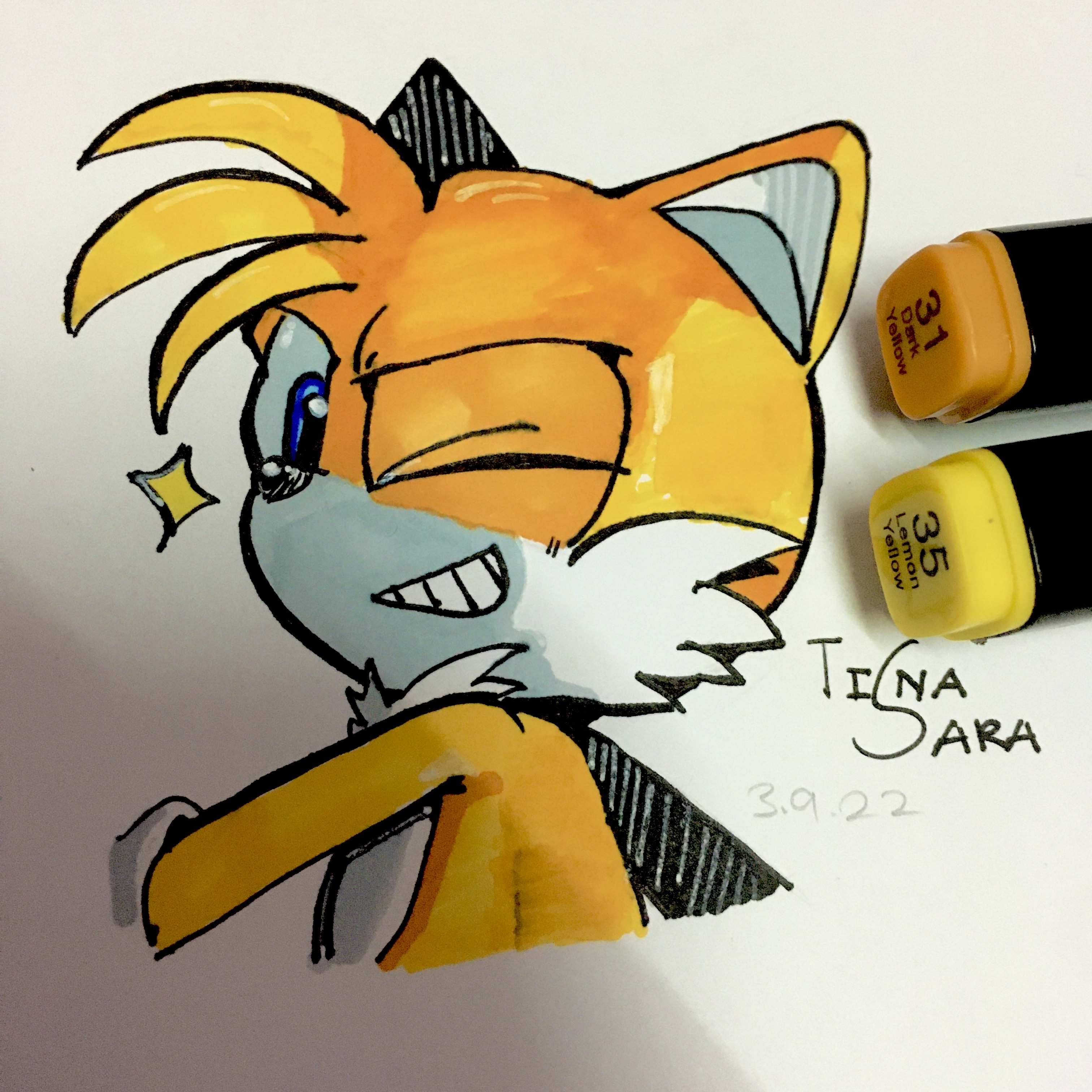 Tails Fanart by TinaSara09 on DeviantArt