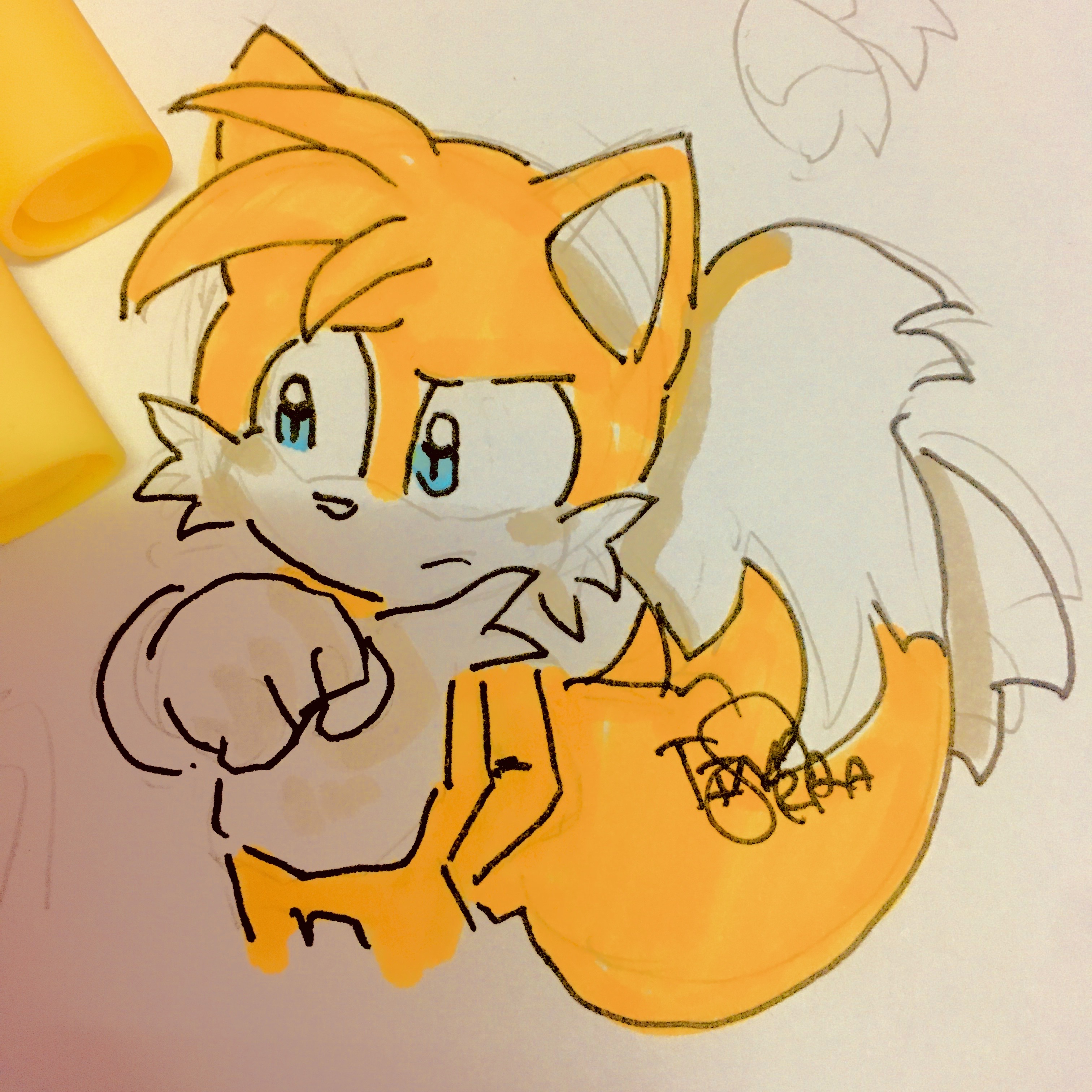 Classic tails  Cute drawings, Sonic fan art, Sonic the hedgehog