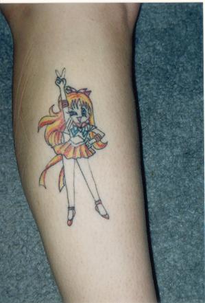 Sailor Venus tattoo