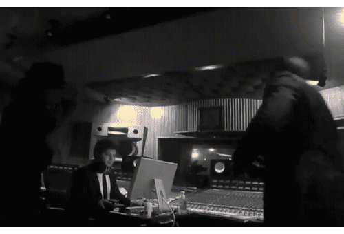 Kanye West Dancing In The Studio