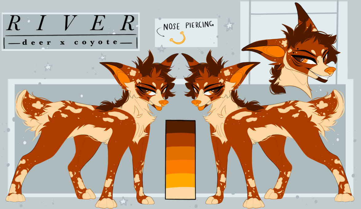 Canine Reference Sheet Commission by LunaBabey on DeviantArt