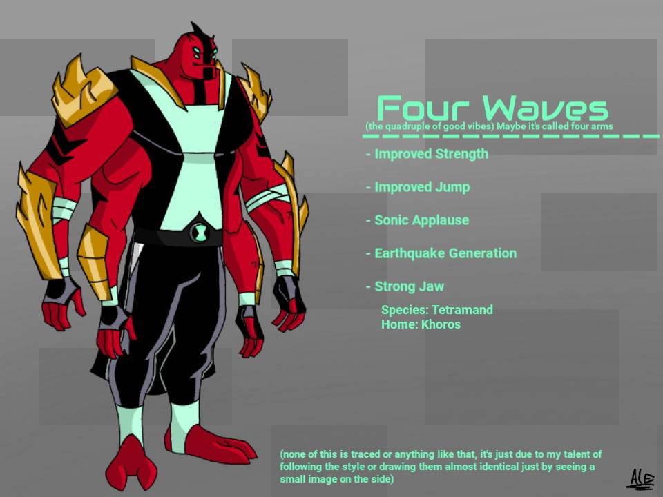 Ben 10 - NeoTrix - (Four Arms) by DobleAlex on DeviantArt