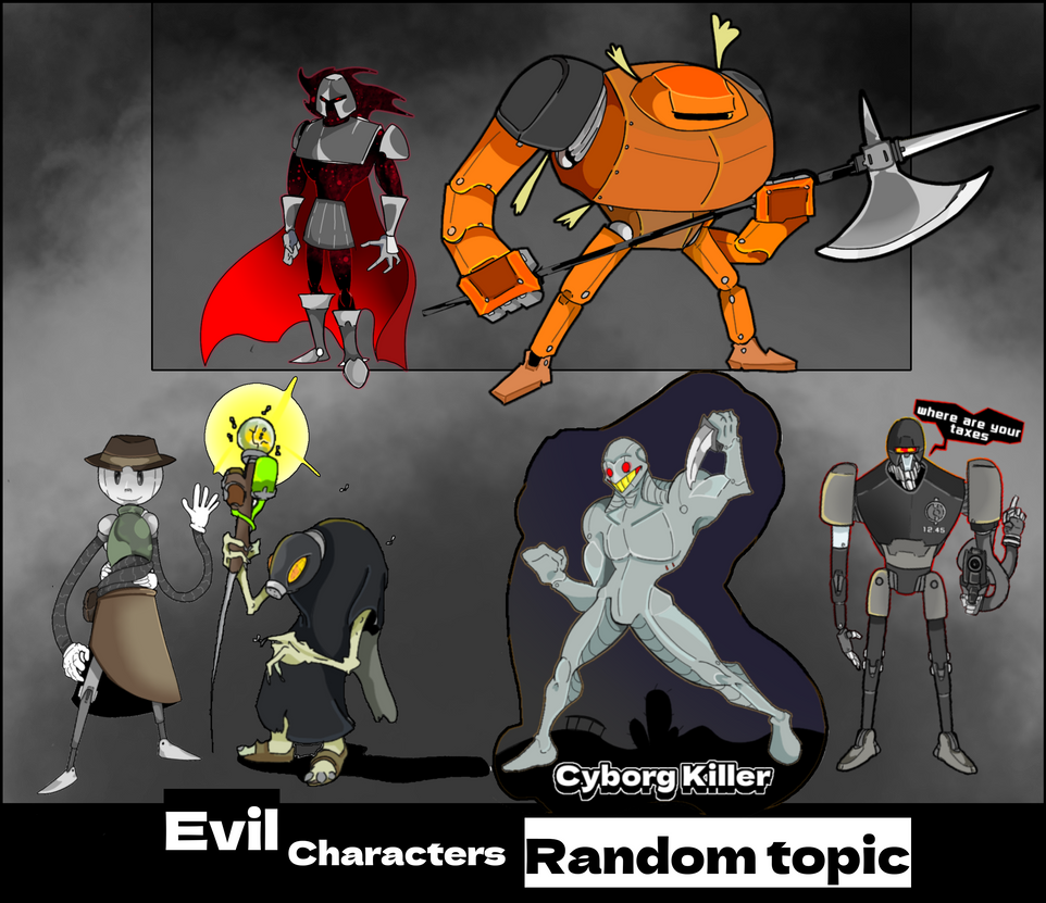 Random Evil Percson Purely random characters by NekpoolPro on DeviantArt