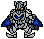 Skullknightmon Blue