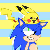 Sonic and Pikachu!
