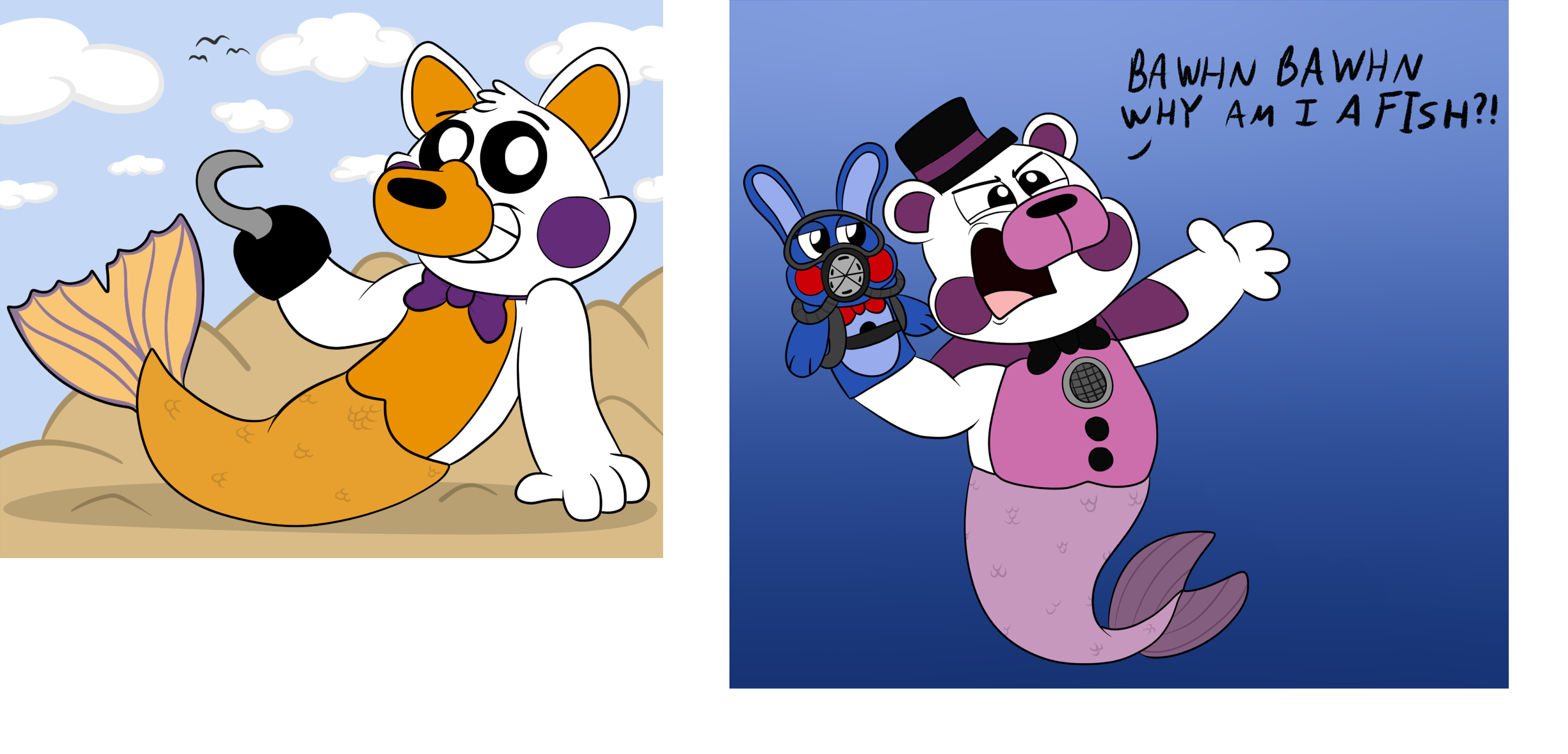 Shipping Animatronics (FNAF) by wezzie1 on DeviantArt