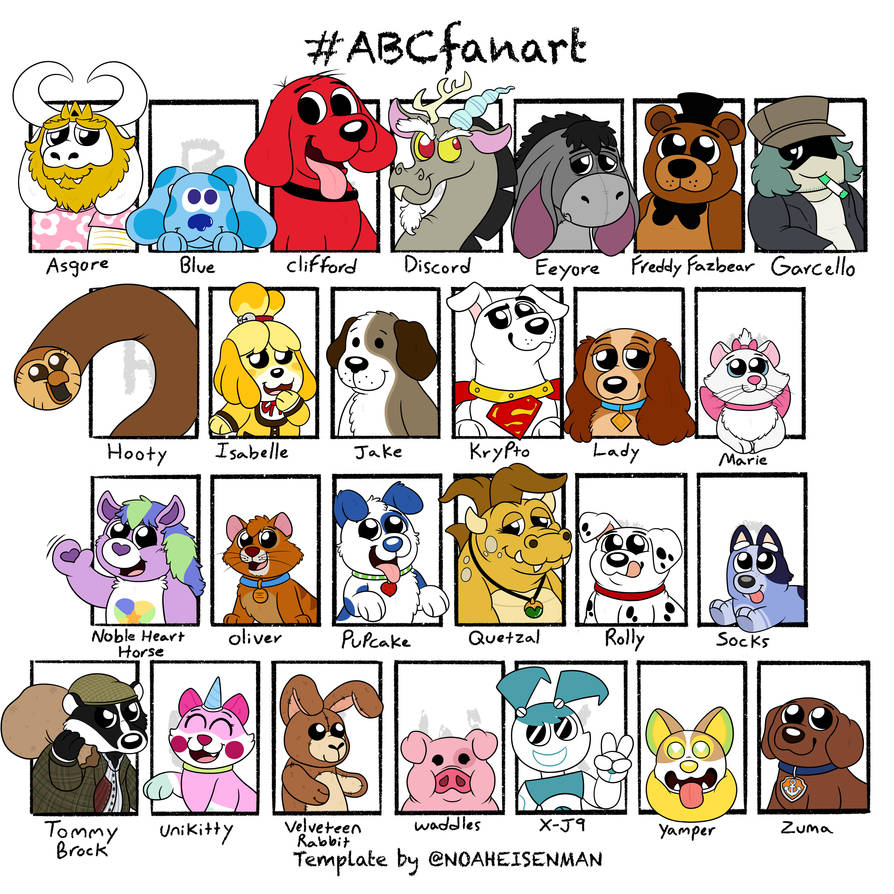 Abc Fanart by Rustywolf14 on DeviantArt